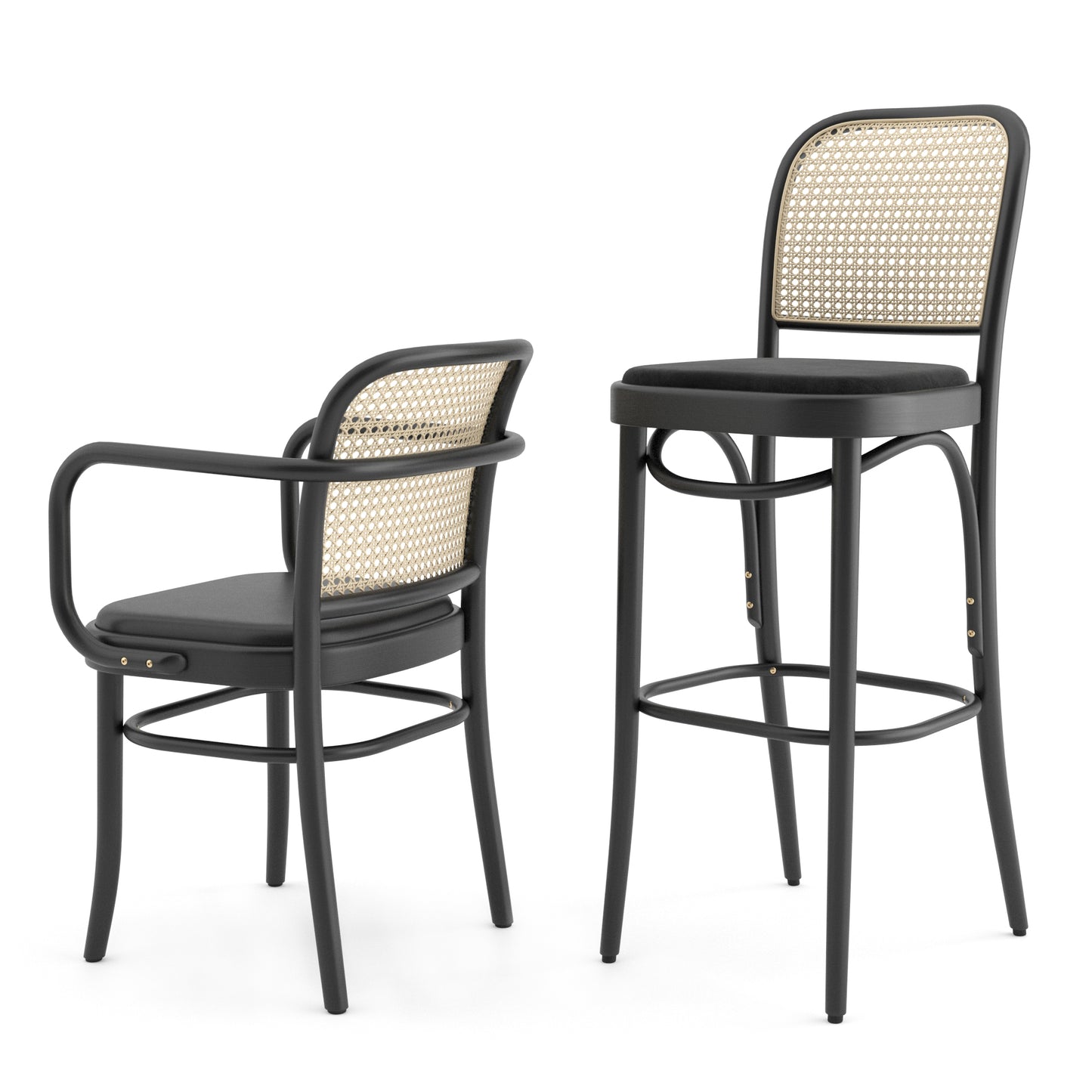 N 811 Hocker By Thonet Vienna 3D Model