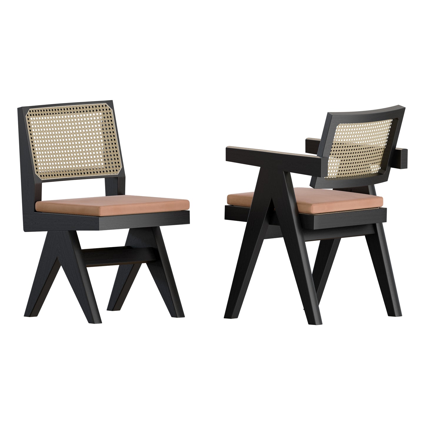 Pierre Jeanneret Chairs 3D Model