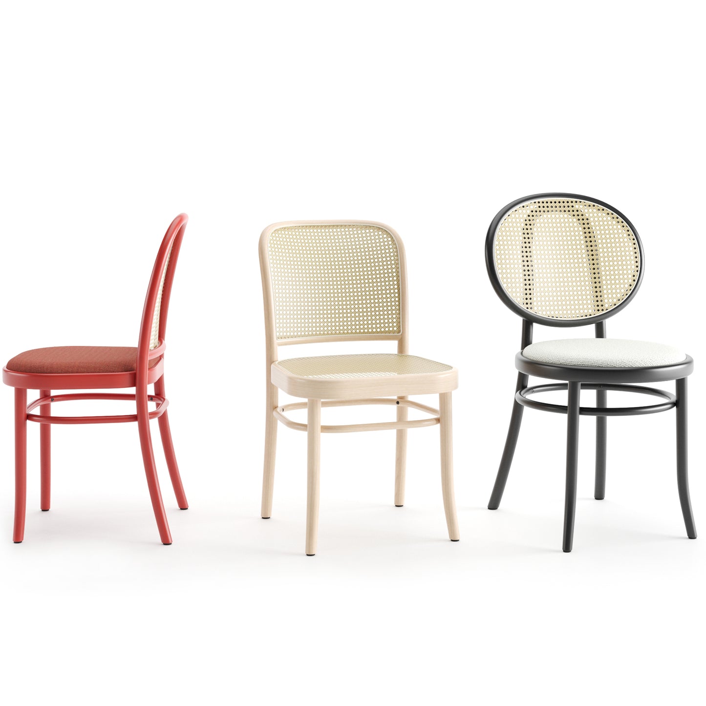 N 811 + N 0 + Morris Chairs By Thonet Vienna 3D Model