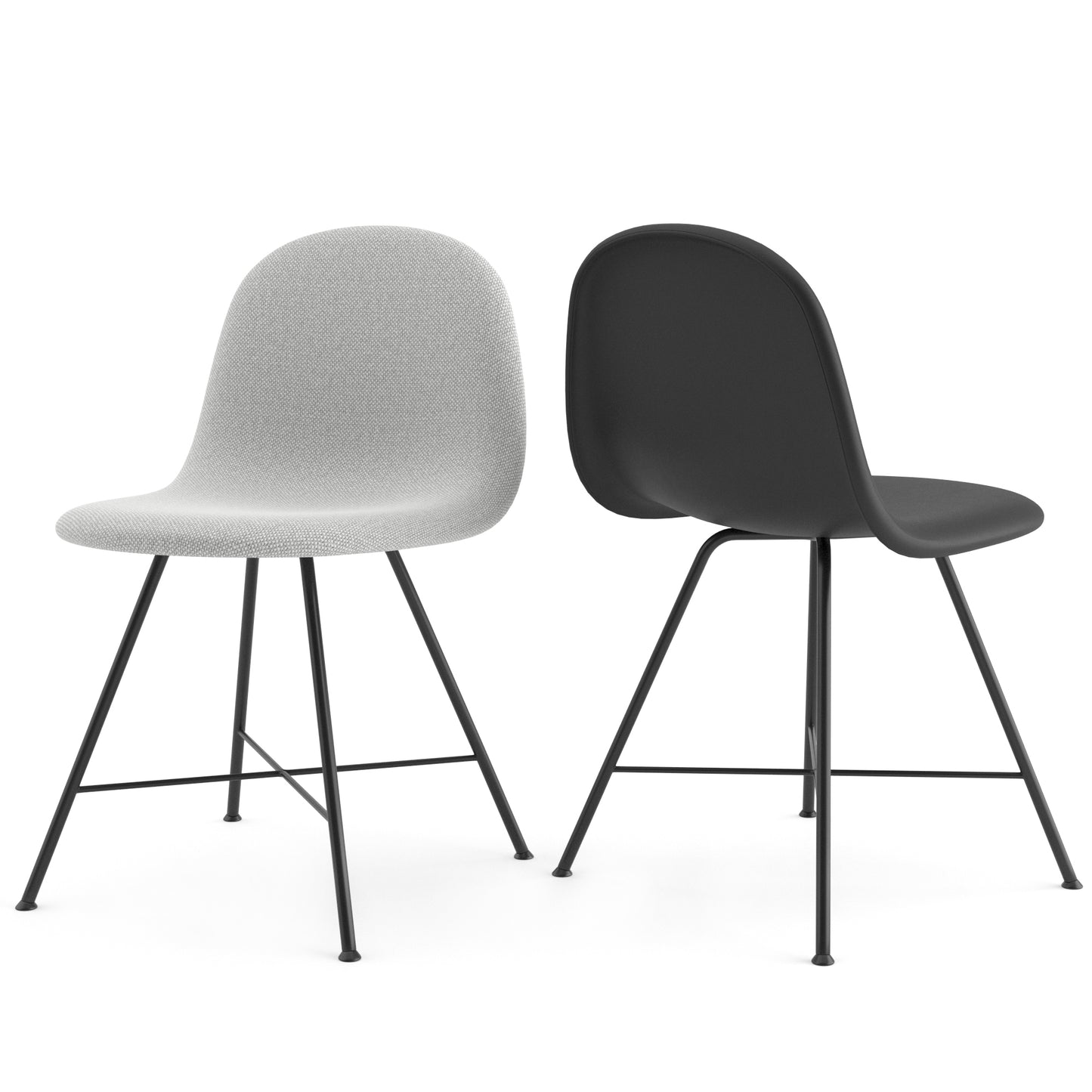 Gubi Dining Chairs Collection 3D Model