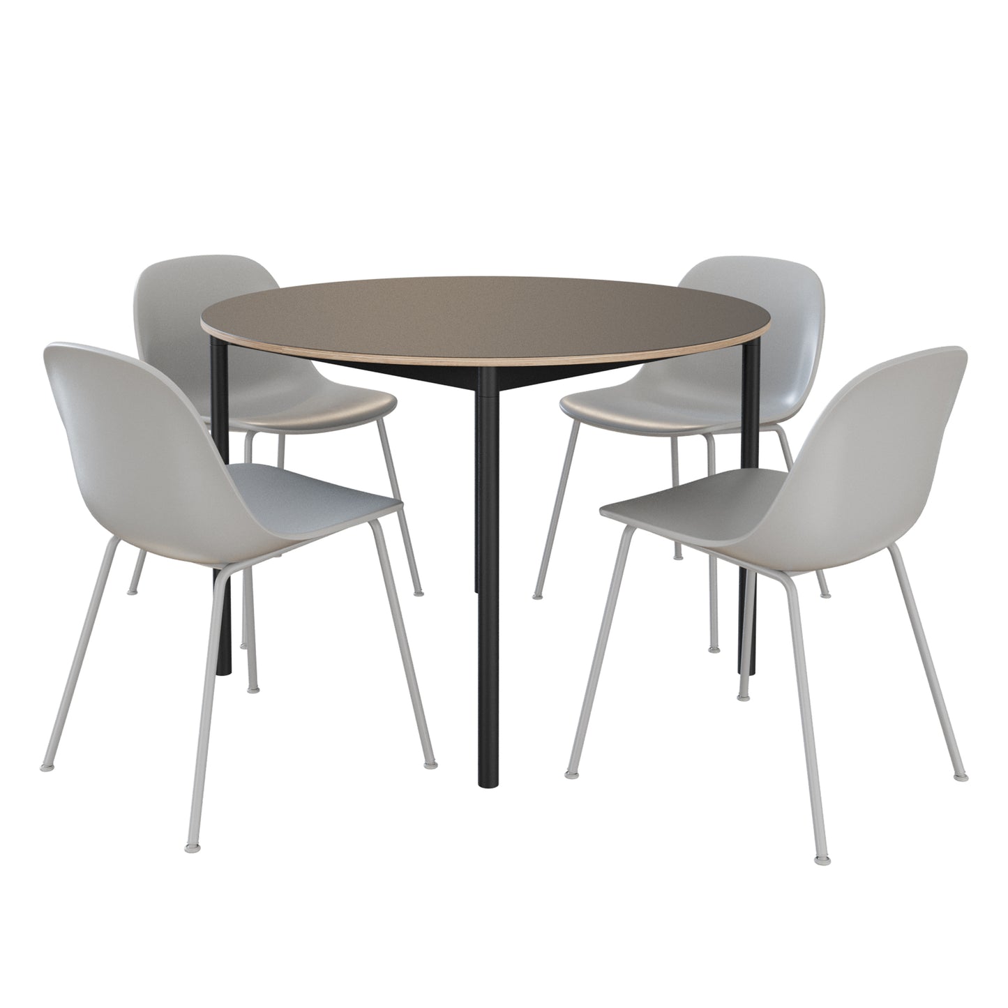 Muuto Dining Set 3D Model