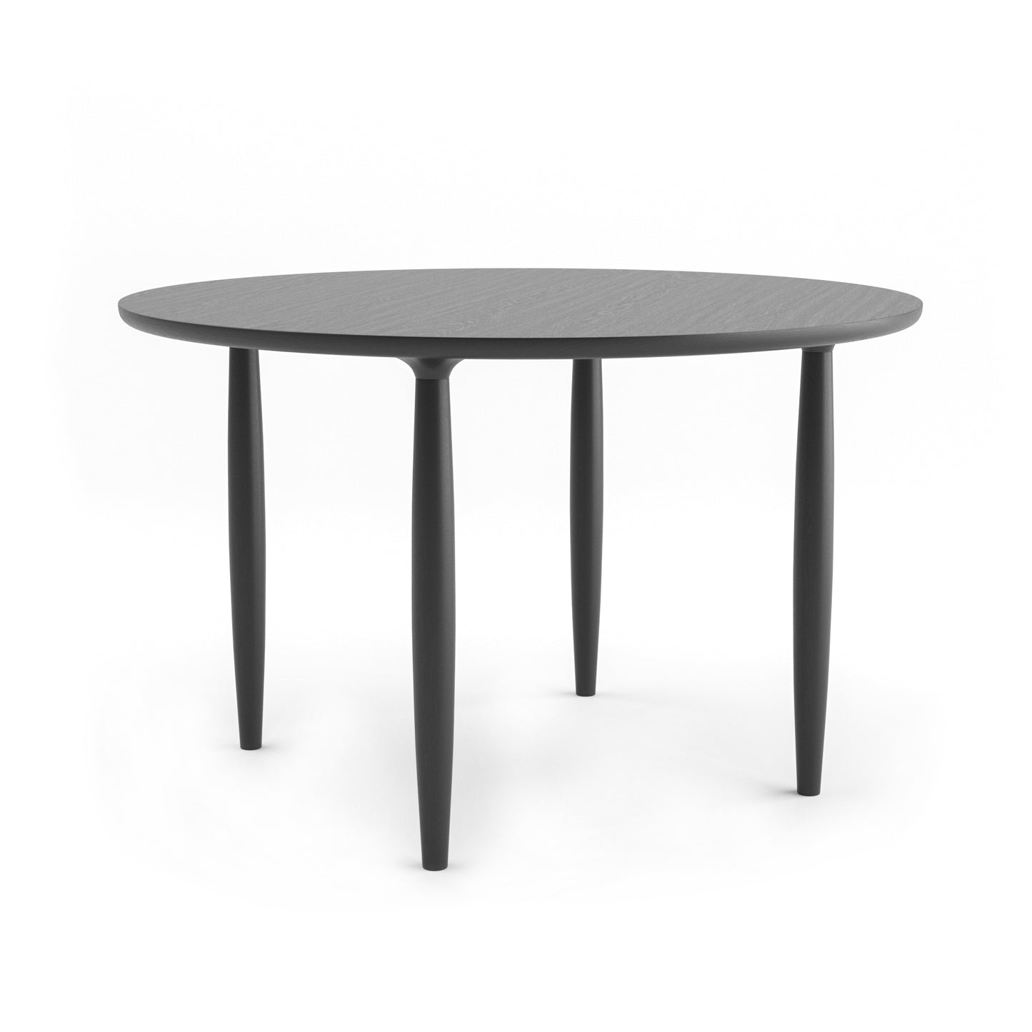 Langue Chair Soft + Oku Round Dining Table By Norr11 3D Model