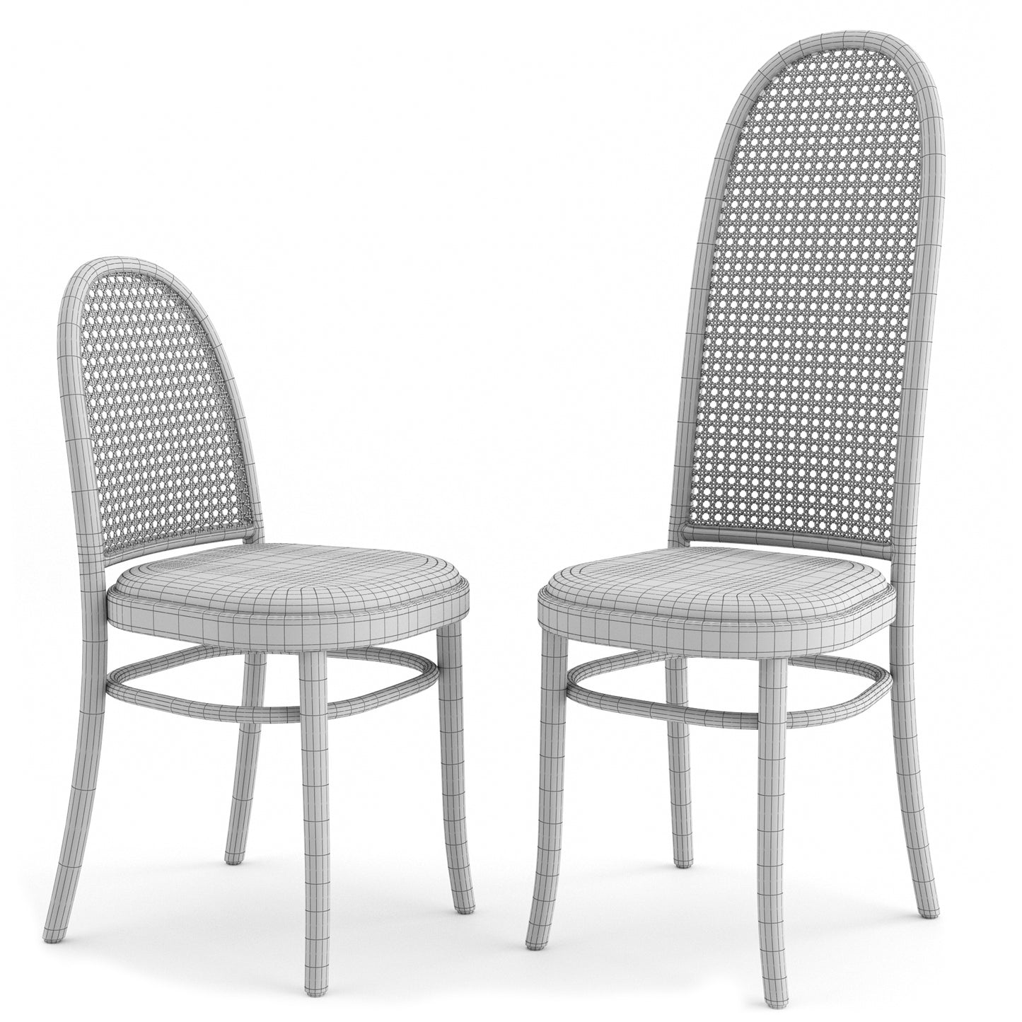 Morris Chairs By Thonet Vienna 3D Model