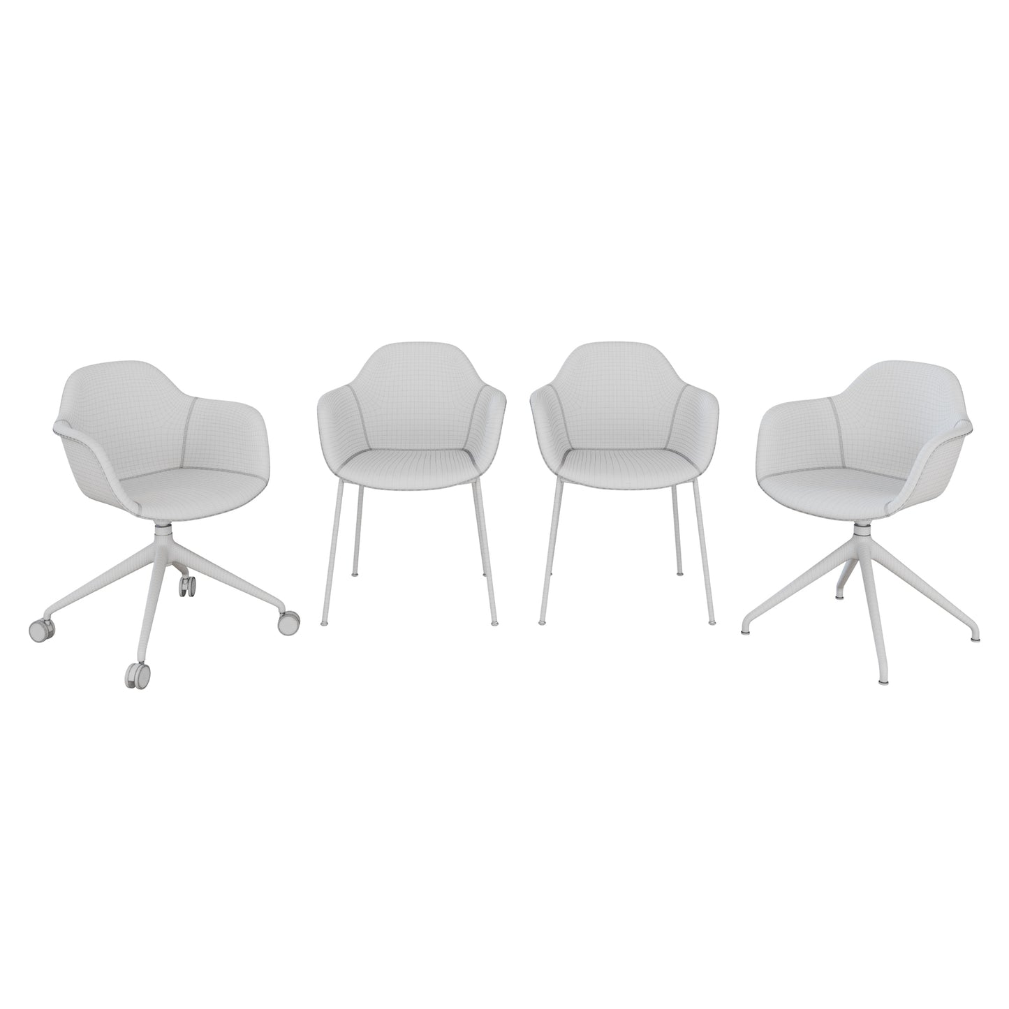 Arena Chairs By Icons Of Denmark 3D Model