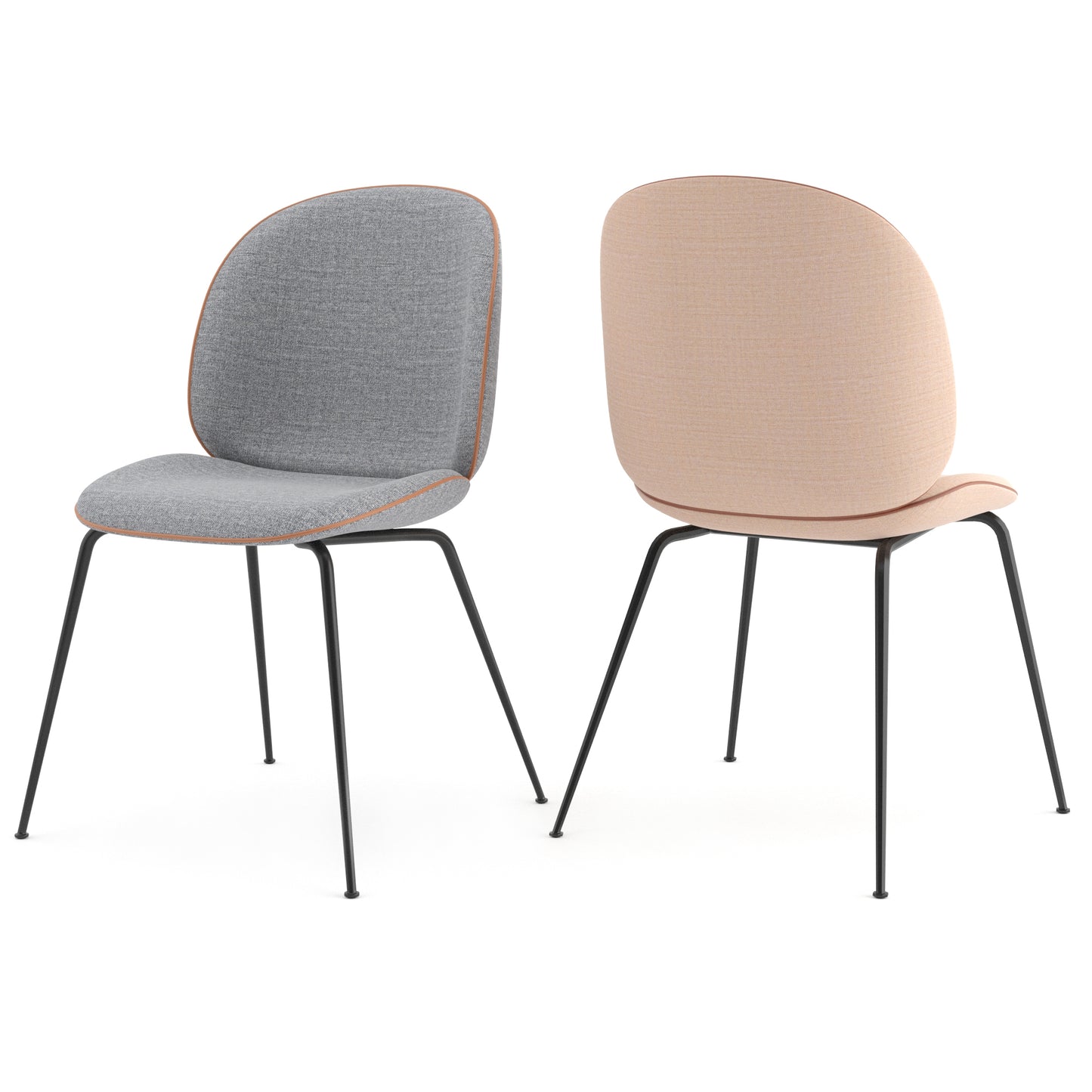 Gubi Dining Chairs Collection 3D Model