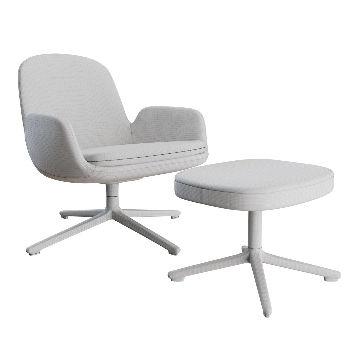 Era Lounge Chair High Swivel By Normann Copenhagen 3D Model