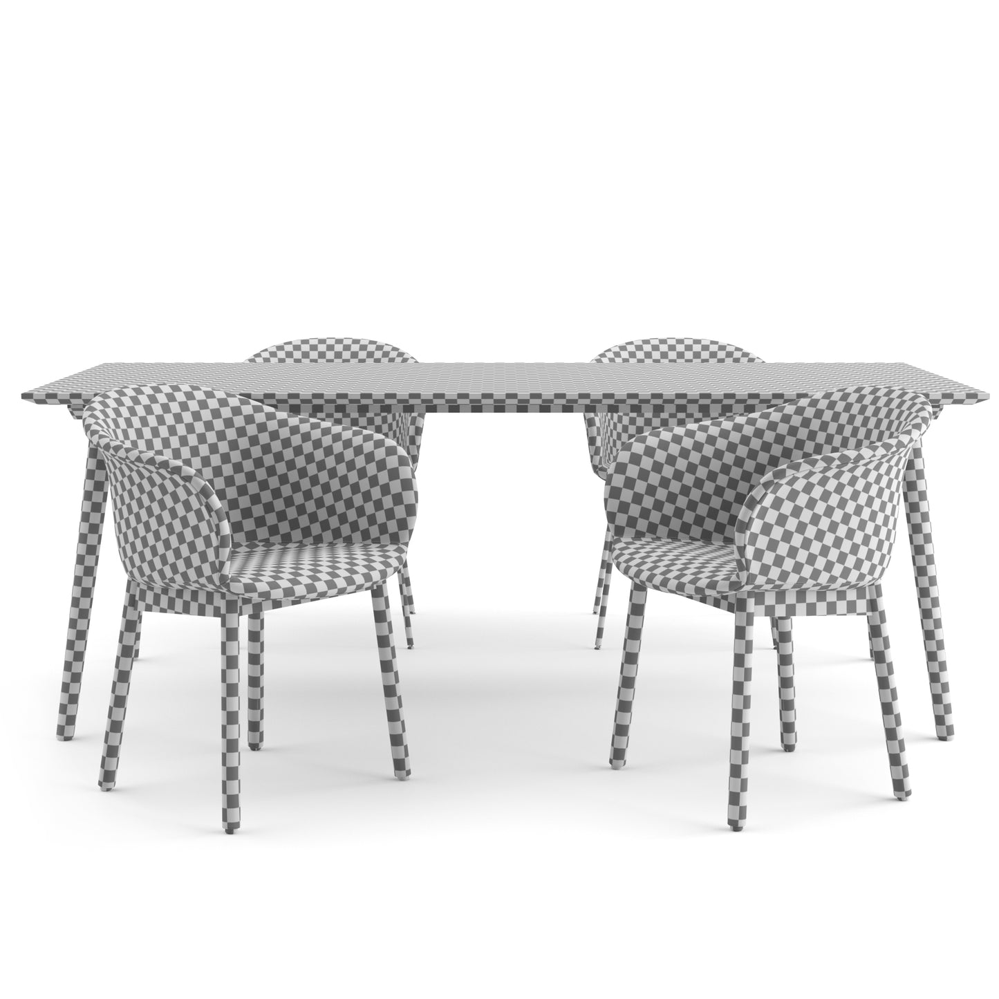 Elefy Chair + In Between SK5 Table By Andtradition 3D Model