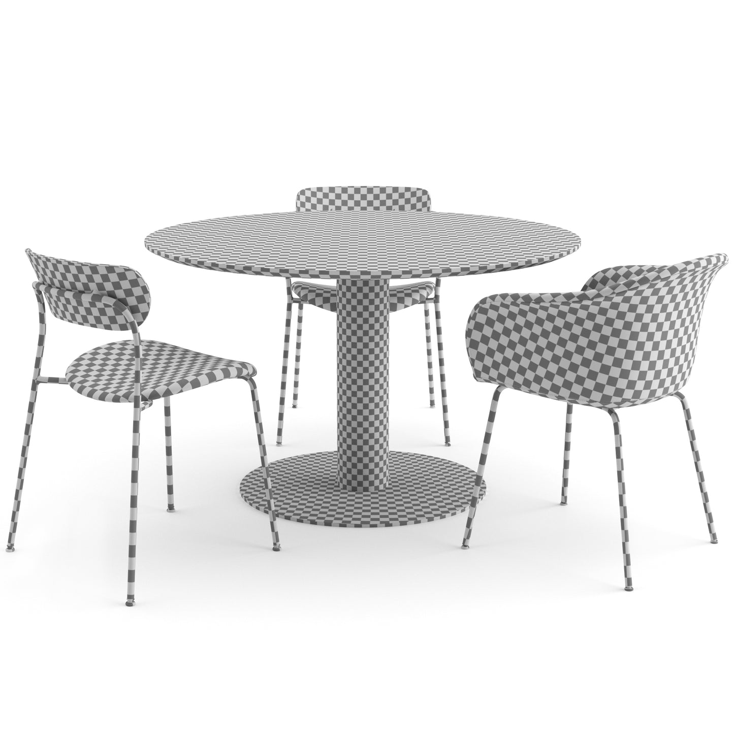 Dining Set By Andtradition 3D Model