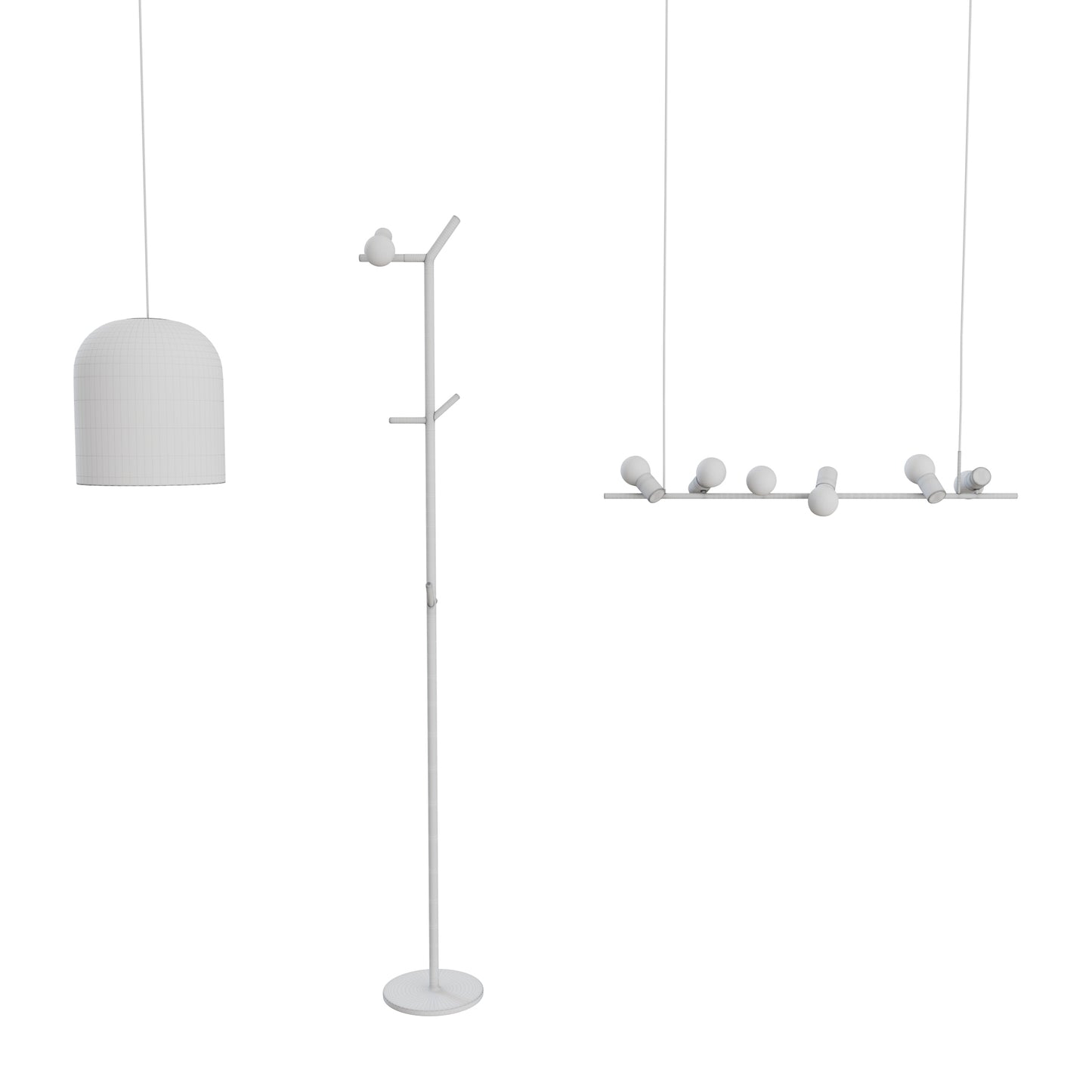 Zhili Liu Bird Lamps By Gyro 3D Model