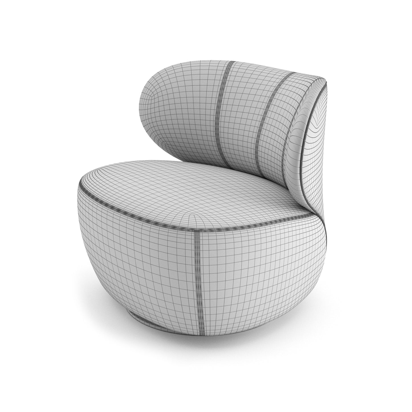 Bao Armchair By Walter Knoll 3D Model