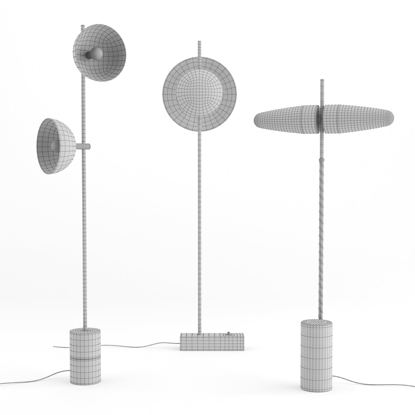 Floor Lamp Collection  3D Model