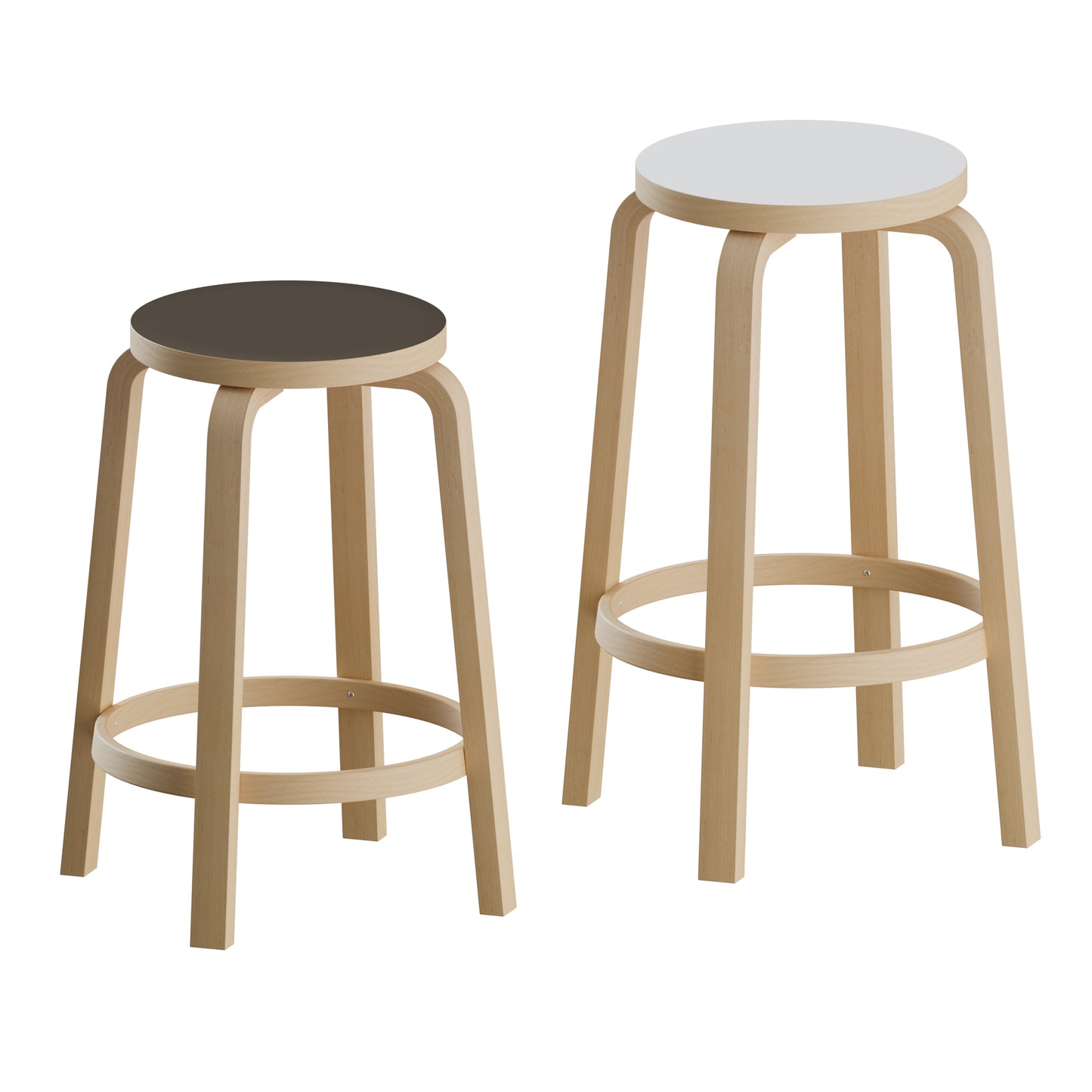 Stool 64 By Artek 3D Model