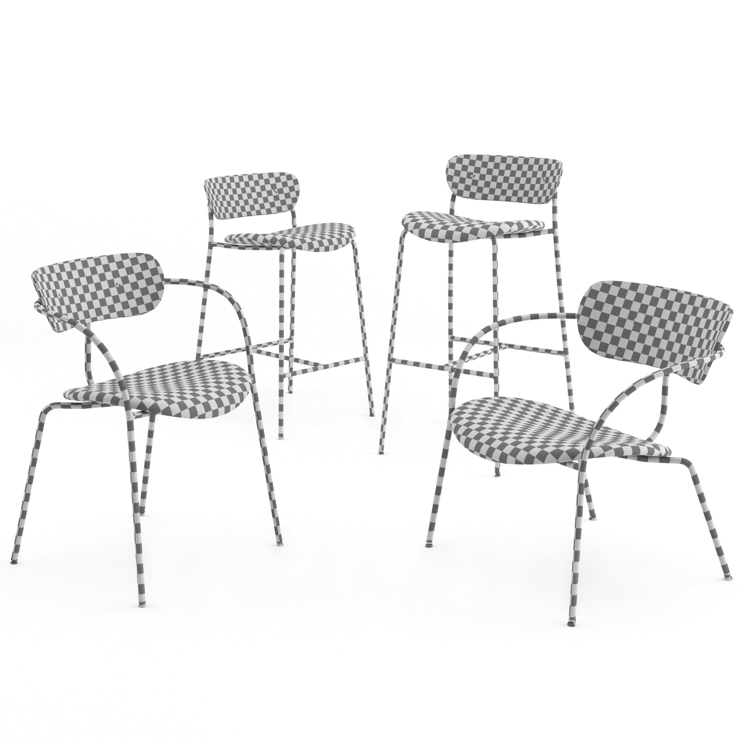 Pavilion Chairs Collection By Andtradition 3D Model