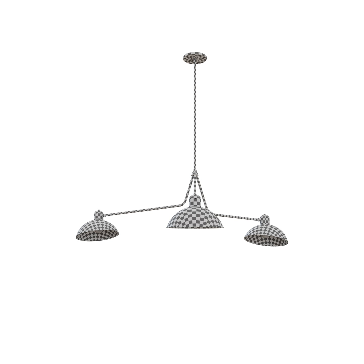 Waldorf Triple Pendant By Lambert & Fils 3D Model