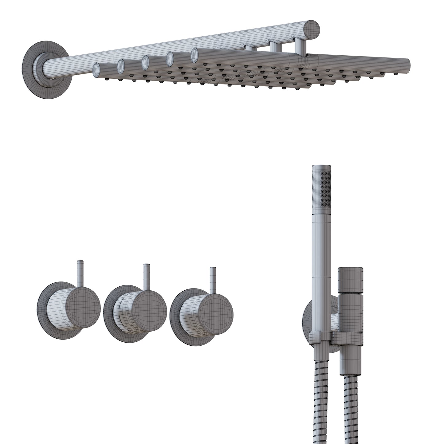 VOLA Thermostatic Shower Mixer 3D Model