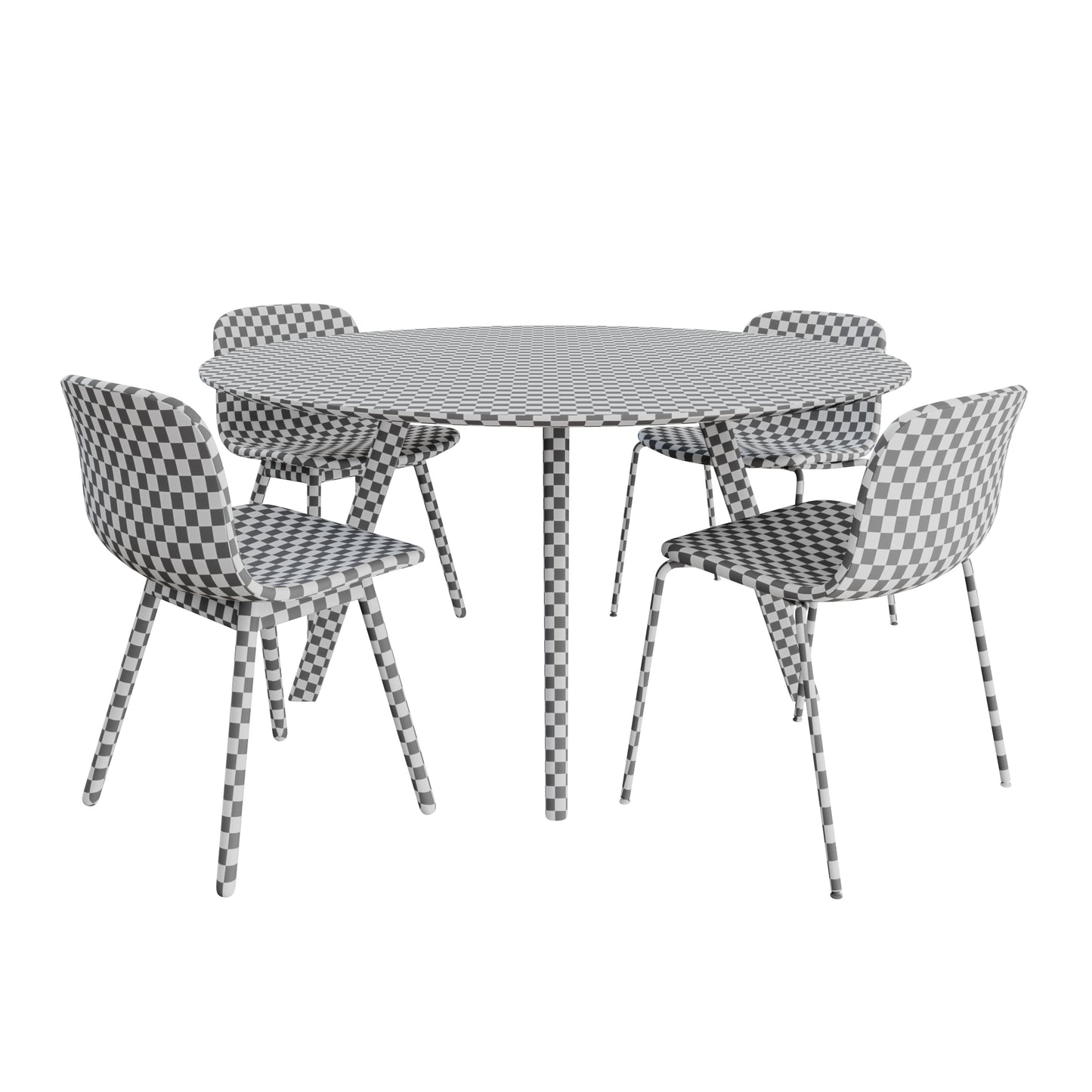 Hay Dining Set 3D Model