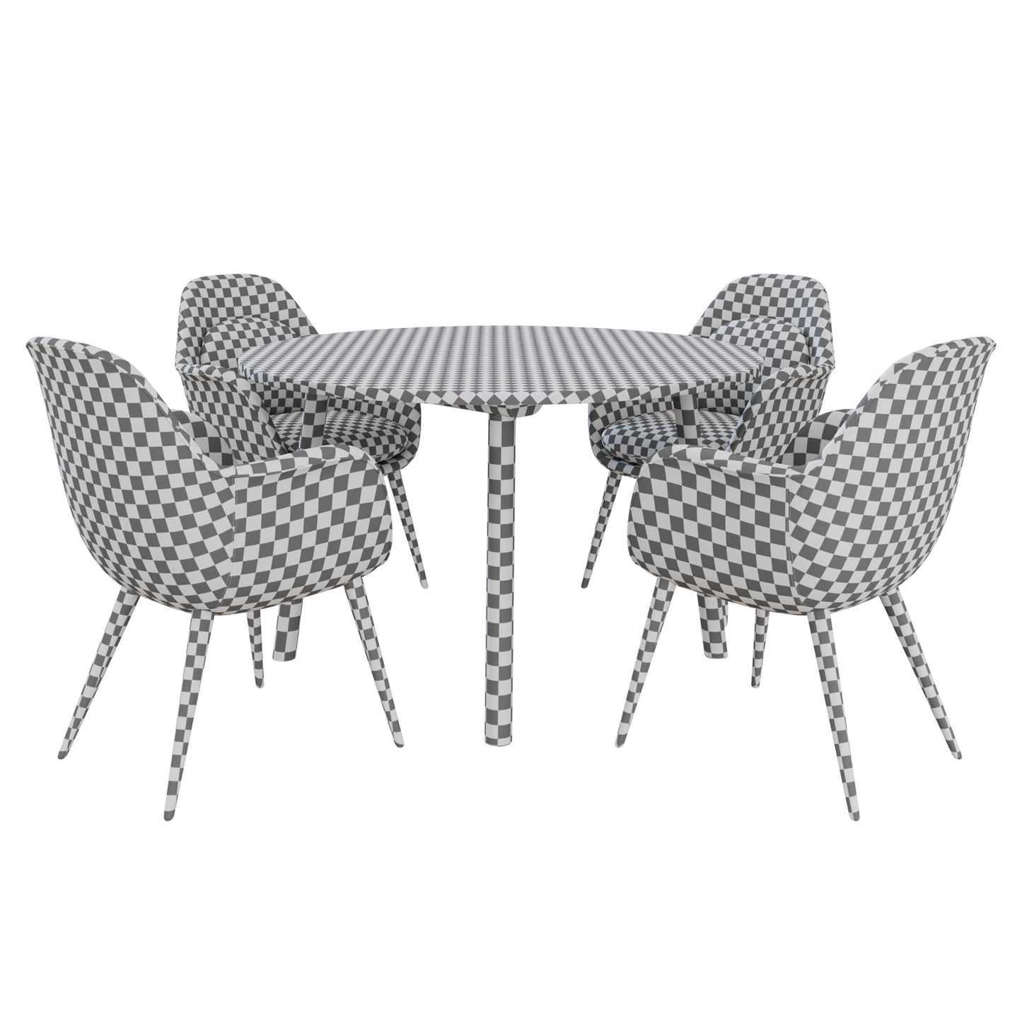 Swoon Chair + Taro Table By Fredericia 3D Model