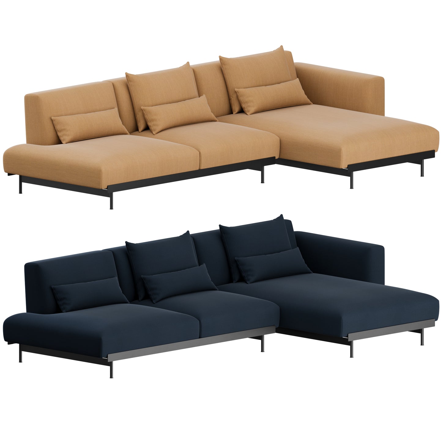 In Situ Modular 3 Seater Sofa Configuration 8 by Muuto 3D Model