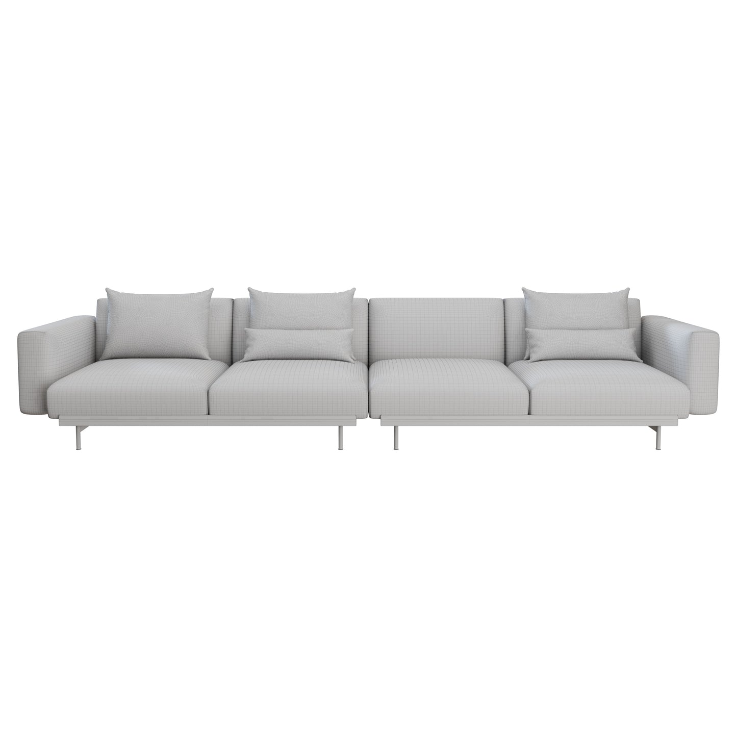 In Situ Modular 4 Seater Sofa Configuration 1 By Muuto 3D Model