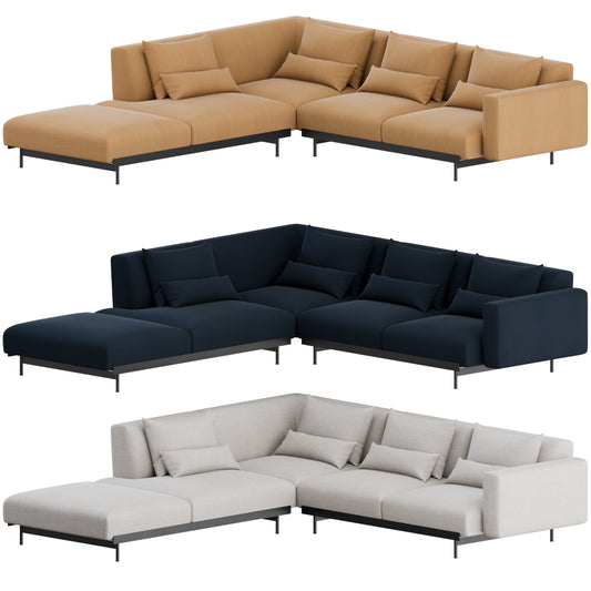 In Situ Modular Corner Sofa Configuration 2 By Muuto 3D Model