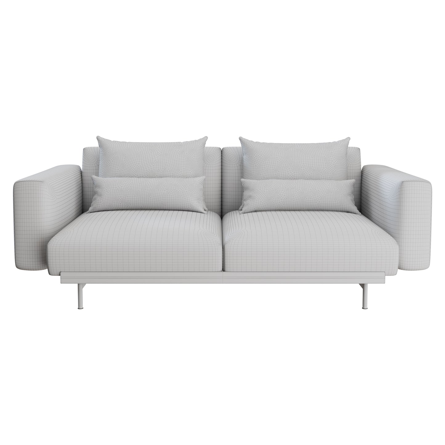 In Situ Modular 2 Seater Sofa By Muuto 3D Model