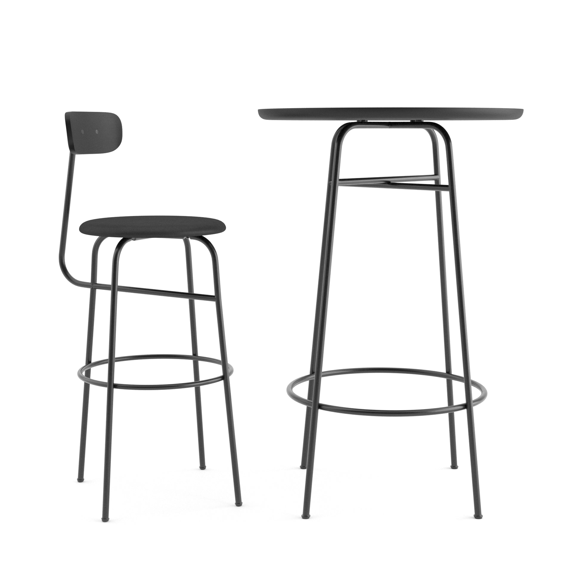 Afteroom Bar Chair and Table By Audo Copenhagen 3D model on Add Model