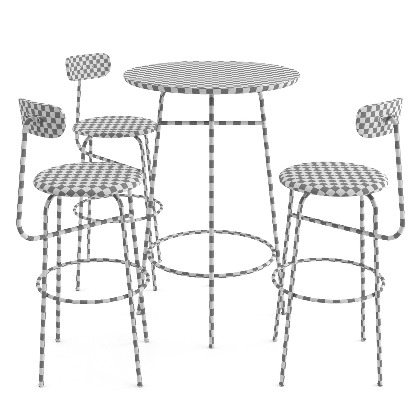 Afteroom Bar Chair and Table By Audo Copenhagen 3D model on Add Model