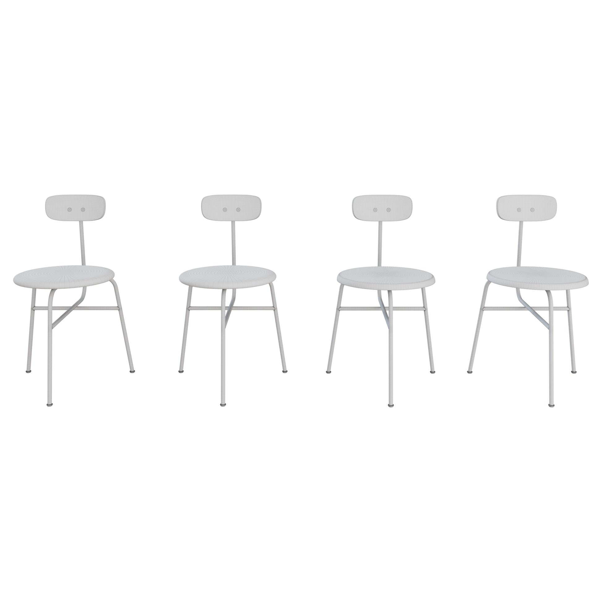 Afteroom Dining Chair 3 Legs By Menu 3D model on Add Model