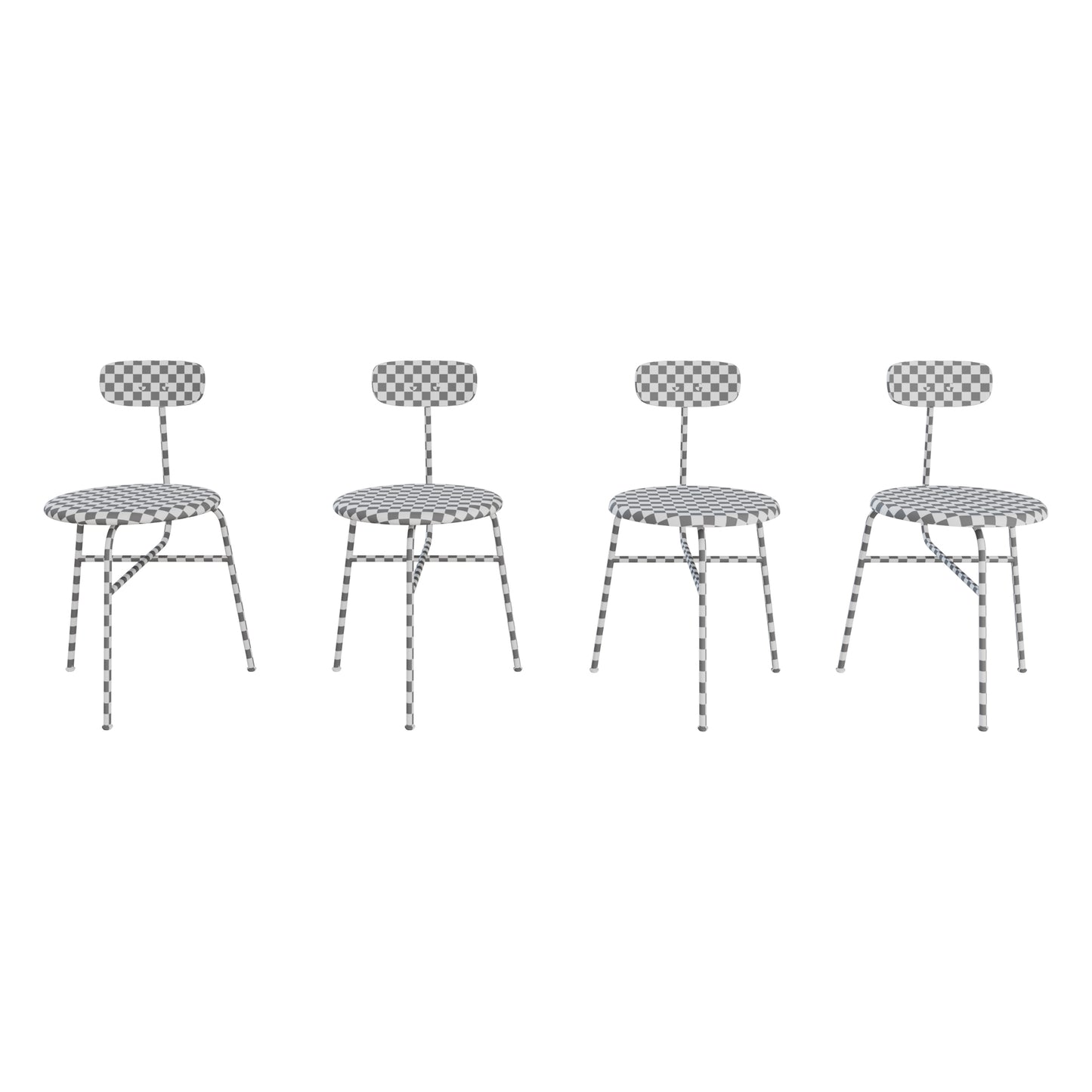 Afteroom Dining Chair 3 Legs By Menu 3D model on Add Model