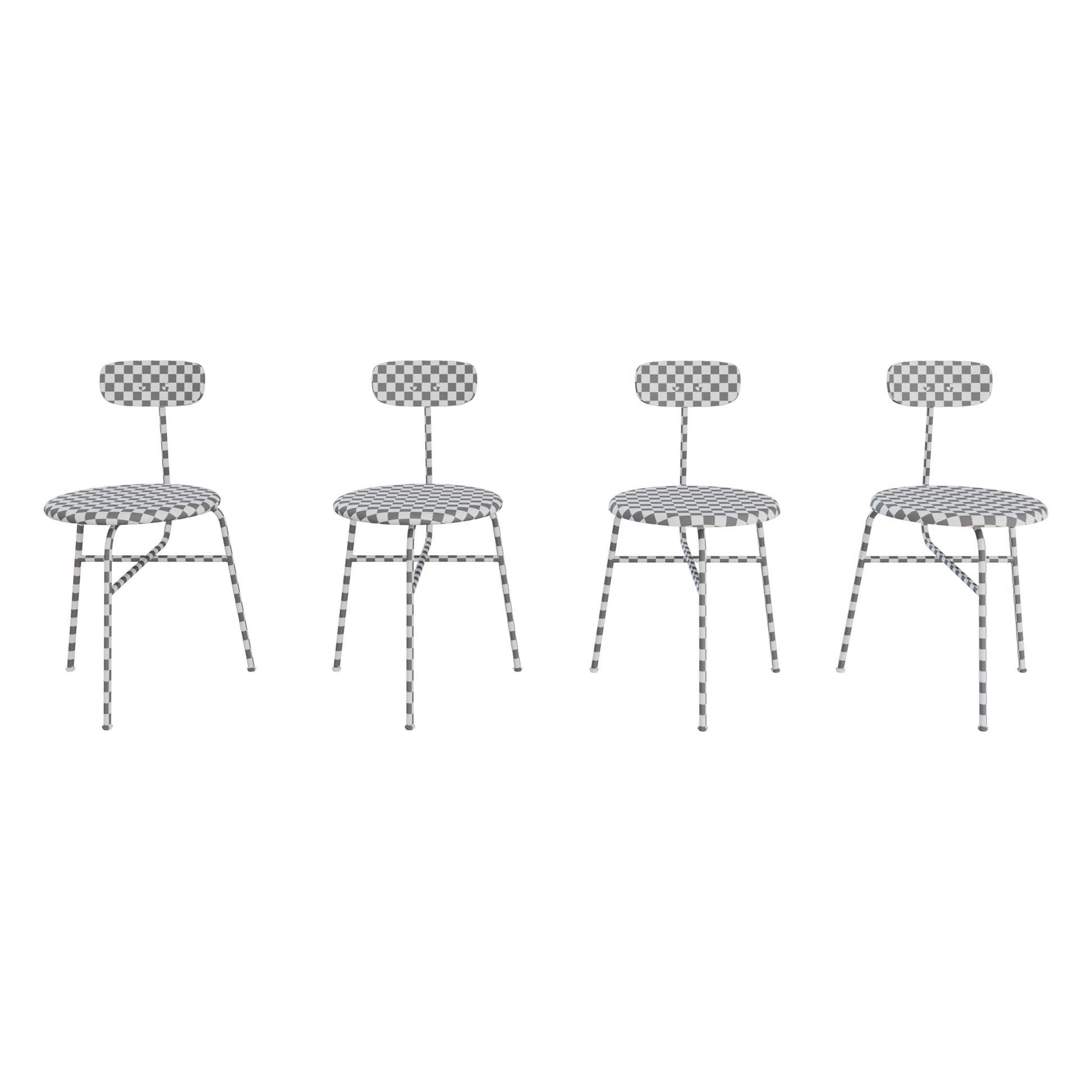 Afteroom Dining Chair 3 Legs By Menu 3D model on Add Model