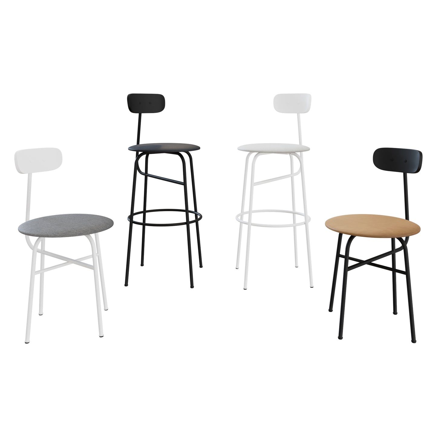 Afteroom Dining Chair and Bar Chair By Audo Copenhagen 3D model on AddModel.com