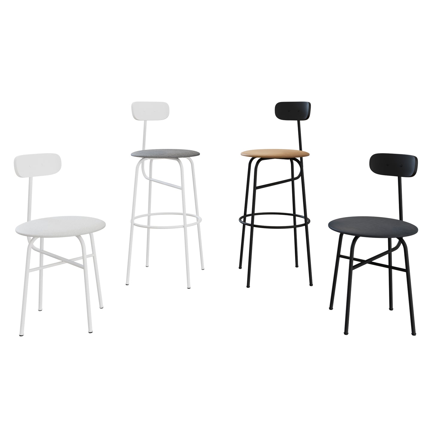 Afteroom Dining Chair and Bar Chair By Audo Copenhagen 3D model on Add Model