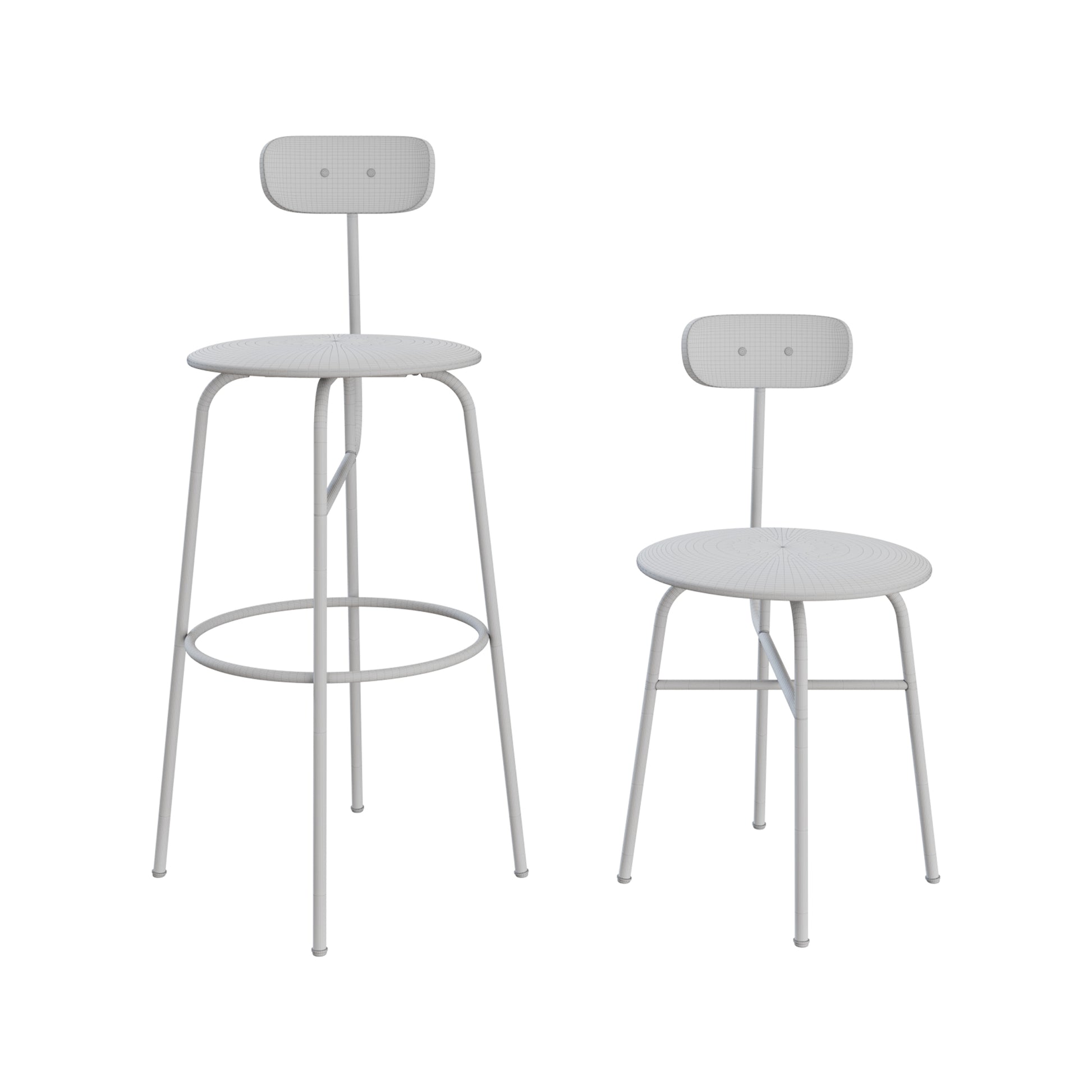Afteroom Dining Chair and Bar Chair By Audo Copenhagen 3D model on Add Model