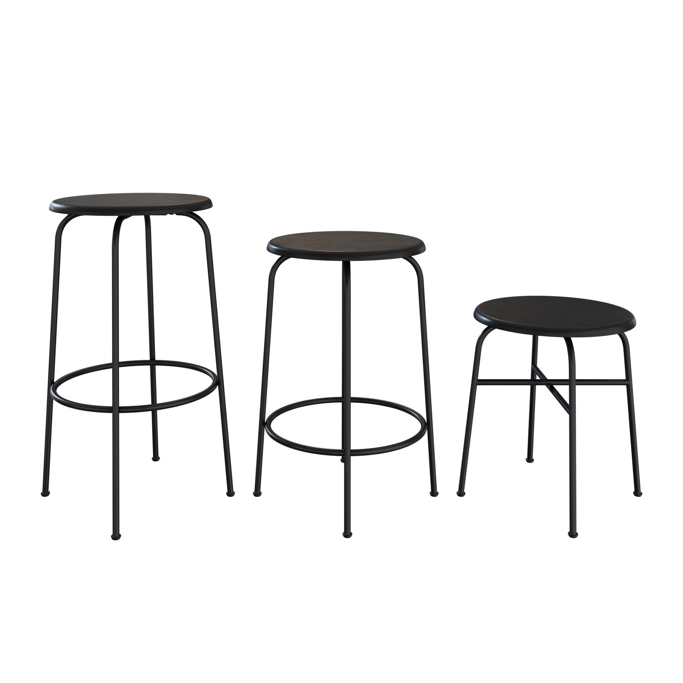 Afteroom Stools By MenuSpace Audo Copenhagen 3D Model – Add Model