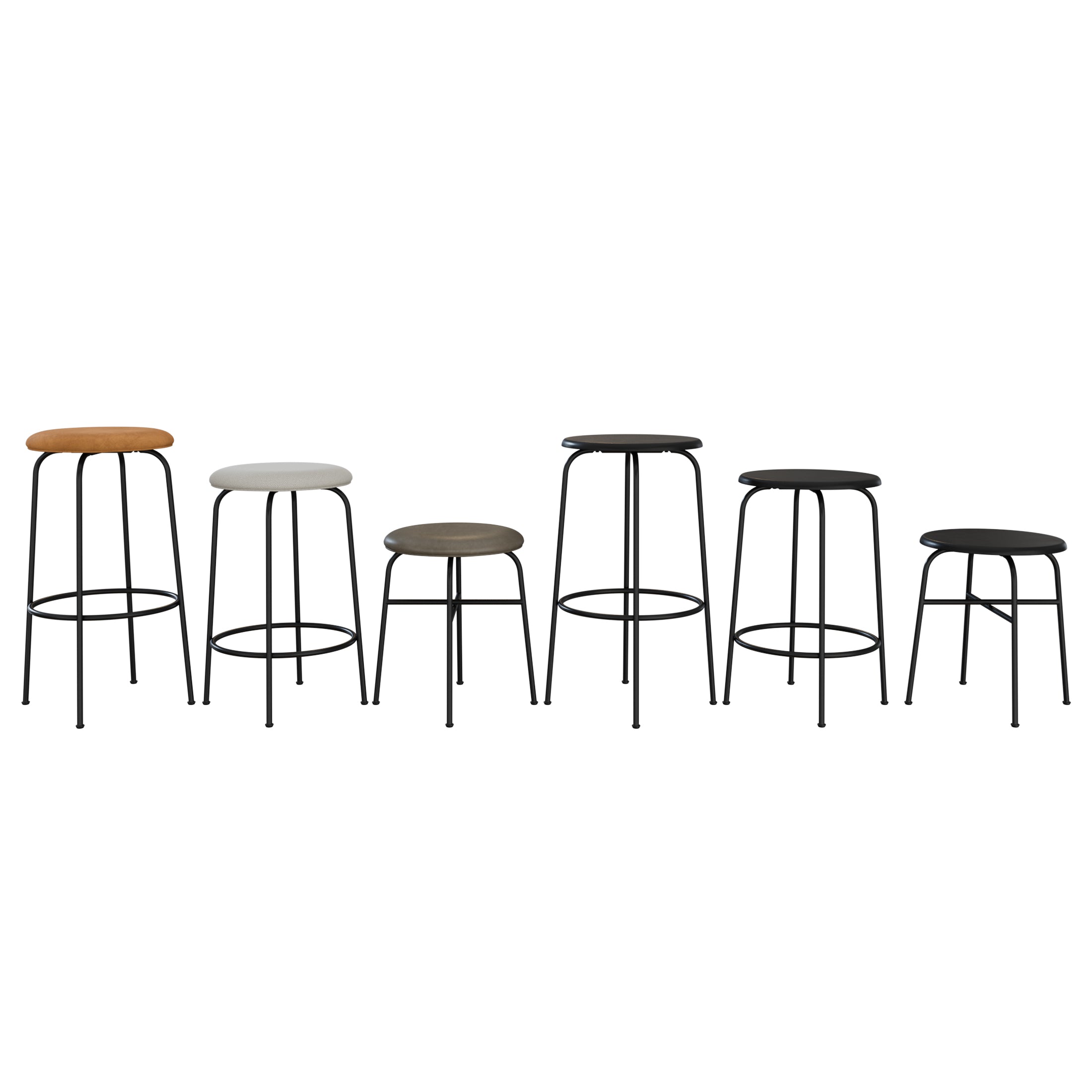 Afteroom Stools By MenuSpace Audo Copenhagen 3D Model – Add Model