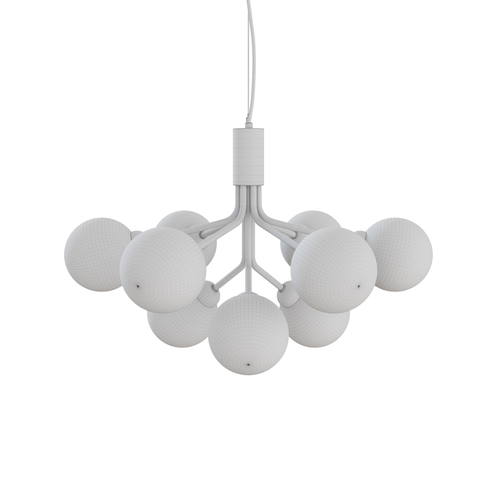 Apiales 9 Chandelier By Nuura 3D model on Add Model