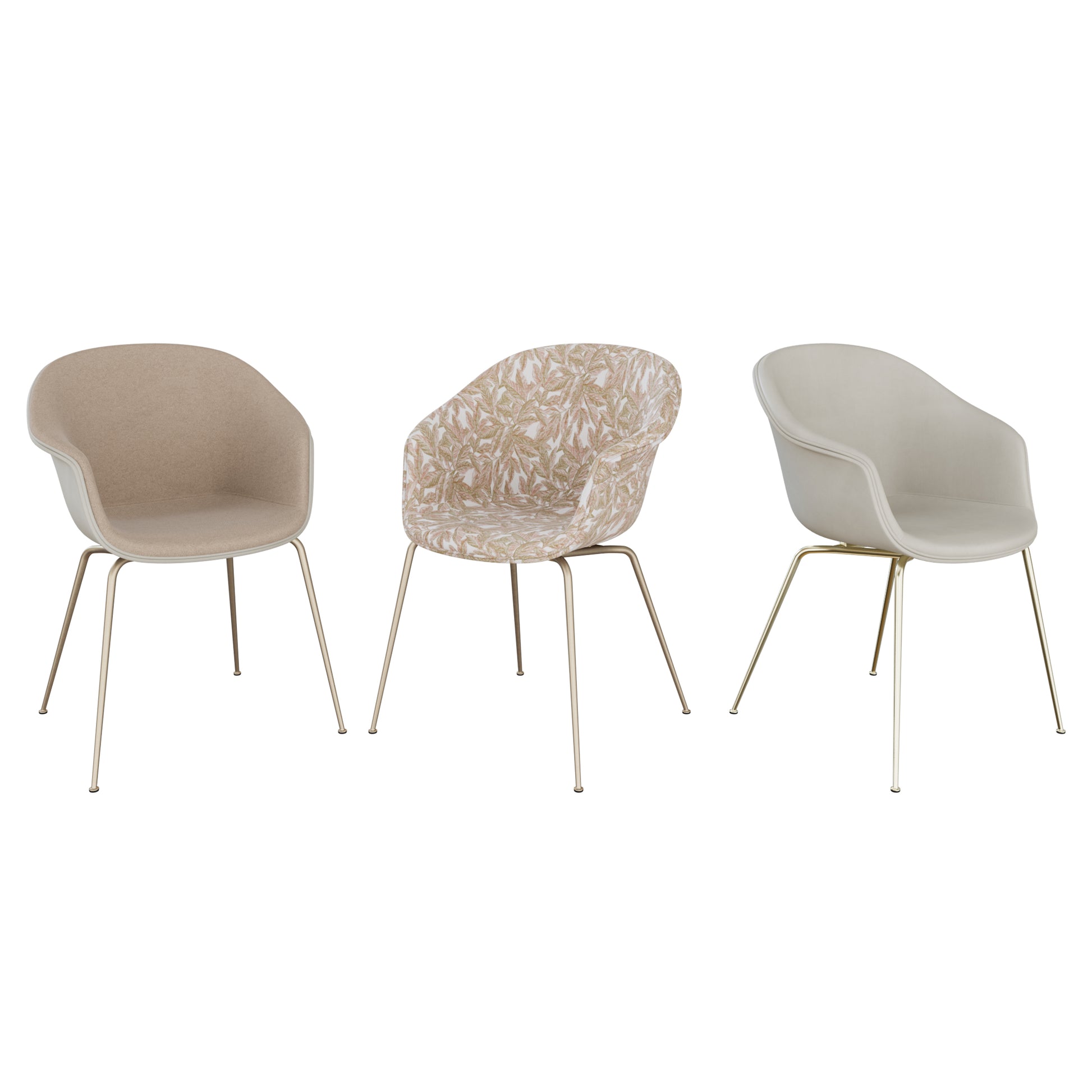 Bat Dining Chair By Gubi 3D model on Add Model