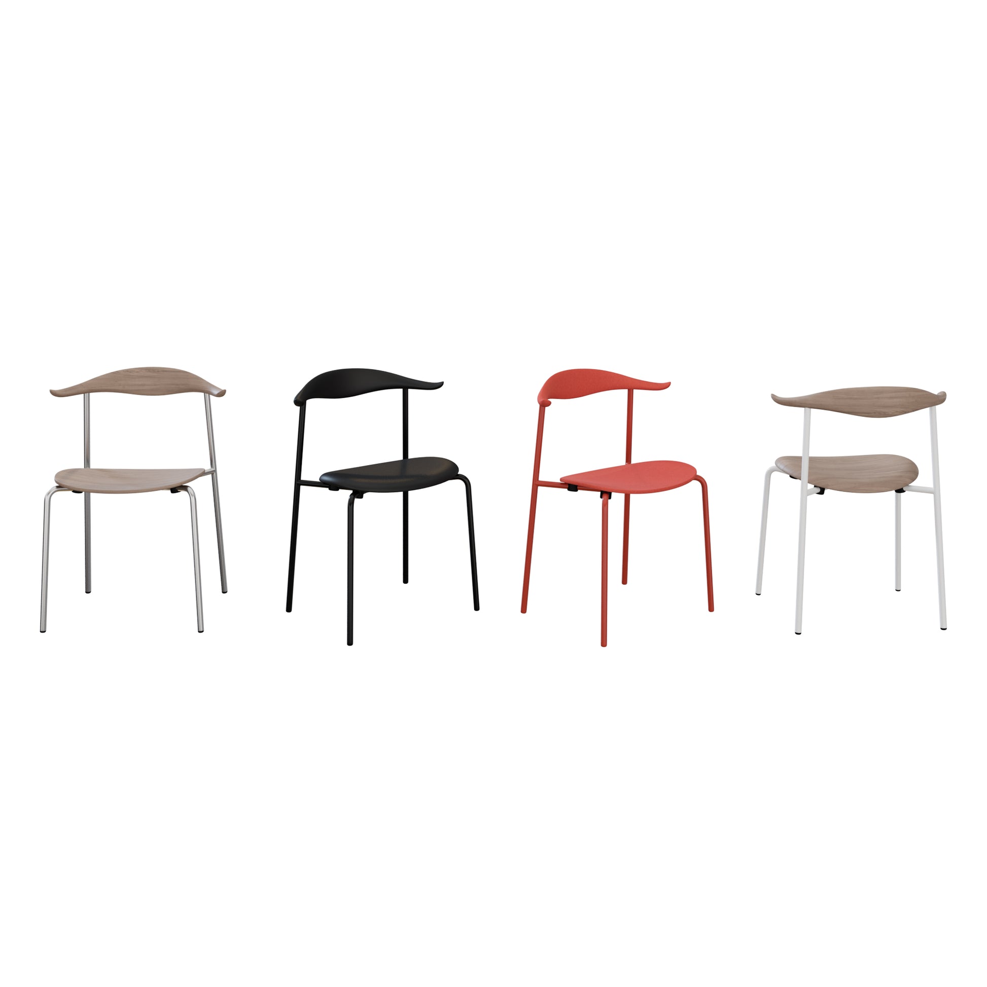Carl Hansen Dining Set + Waldorf Triple Light Lambert & Fils 3D Model