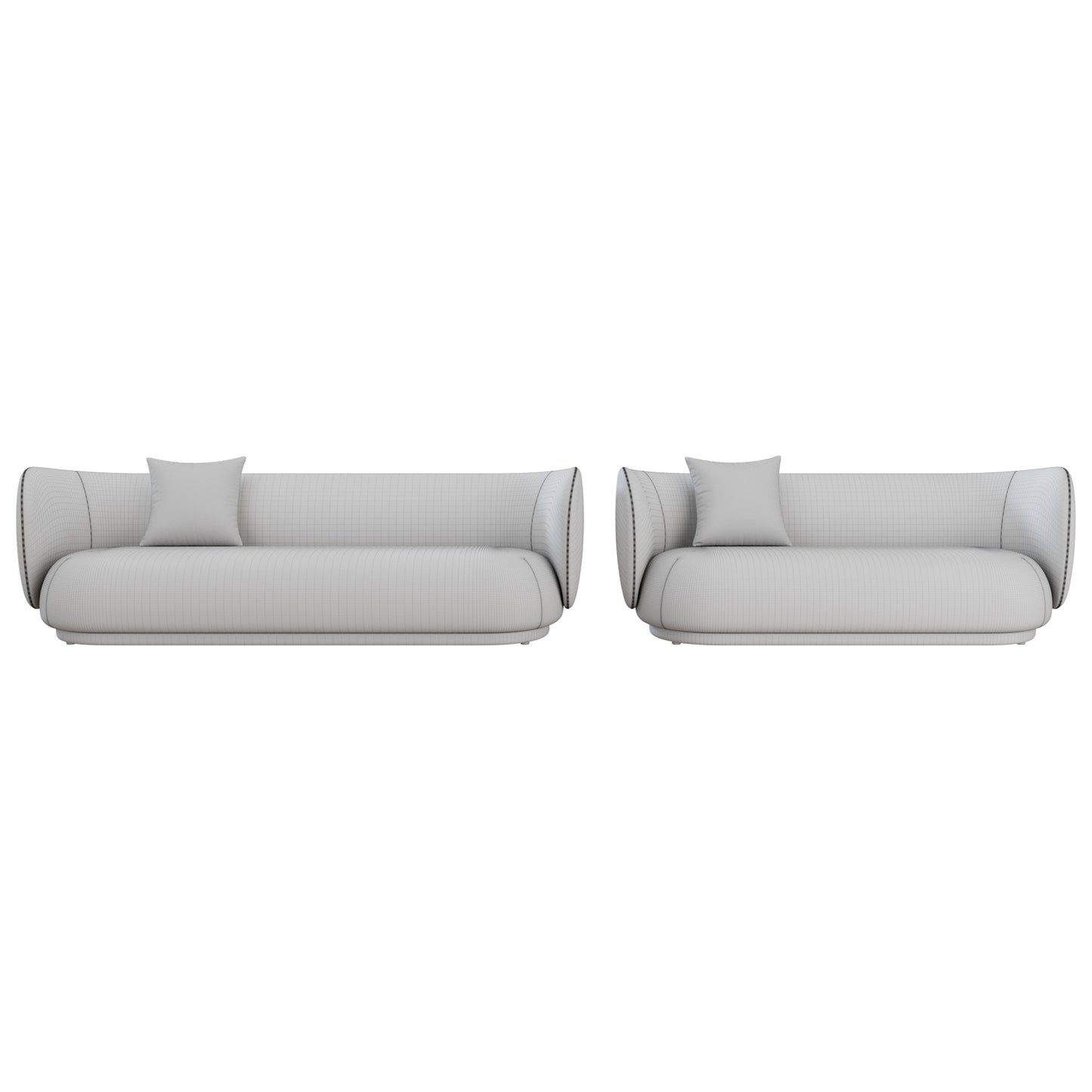 Rico Sofa 3 & 4 Seater By Ferm Living 3D Model